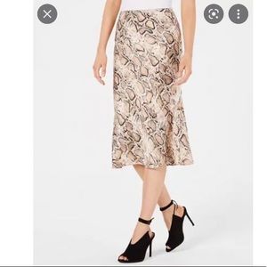 Lucy Paris Snake Print Slip Dress